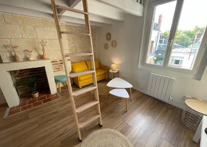 Daire Le Cocon Du Rempart De Charme Avec Mezzanine Centre Tours