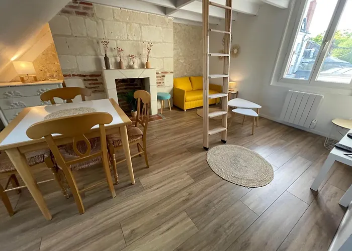 Le Cocon Du Rempart De Charme Avec Mezzanine Centre Tours